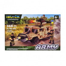 Конструктор Армия IBLOCK PL-921-430, 3 фигурки военных Вид 4