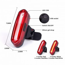 Задняя велофара Velotrade габаритный задний (стекло) BC-TL5434 красный LED, USB (LTSS-020) (200472) Задняя велофара Velotrade габаритный задний (стекло) BC-TL5434 красный LED, USB (LTSS-020) (200472)