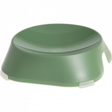 Посуда для кошек Fiboo Flat Bowl миска без антискользящих накладок зеленая (FIB0127) (305472)
