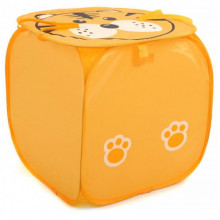 Корзина для игрушек M 2508 с ручками (Оранжевый) Корзина для игрушек M 2508 с ручками (Оранжевый)