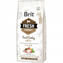 Сухой корм для собак Brit Fresh Turkey/Pea Light Fit and Slim Adult 12 кг (8595602530793) (234672)