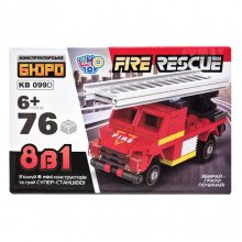 Детский конструктор Пожарная служба спасения Fire Rescue KB 099D 76 деталей