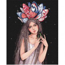 Картина по номерам "Краски бабочек" ©lesya_nedzelska_art Идейка KHO4996 40х50 см Картина по номерам "Краски бабочек" ©lesya_nedzelska_art Идейка KHO4996 40х50 см