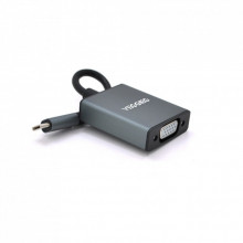 Переходник USB-C M to VGA F 0.1m black VEGGIEG (TV-S/B/19906) (319872)