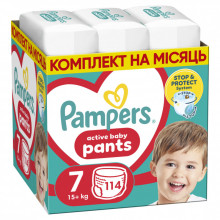 Подгузники Pampers Pants Giant Plus Размер 7 (17+ кг) 114 шт (8700216341653) (204972)