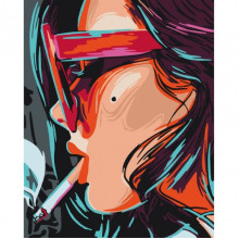 Картина по номерам "Дерзкая девушка" Art Craft 10291-AC 40х50 см