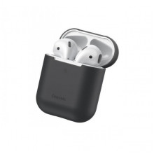 Чехол Baseus для наушников AirPods Черный (WIAPPOD-BZ01) Черный (WIAPPOD-BZ01) (253972)