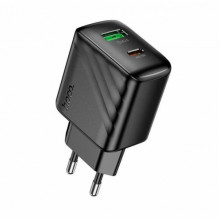 Сетевое зарядное устройство адаптер HOCO CS25A Rico 1USB/1Type-C, 20W/3A, поддержка быстрой зарядки PD/QC/FCP/AFC (342972)