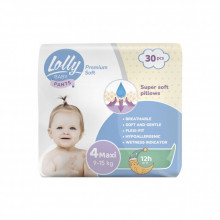 Подгузники Lolly Premium Soft Maxi 4 (9-15 кг), 30 шт (4820174980993) (153082)