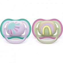 Пустышка Philips AVENT Ultra Air, 0-6 міс. 2 шт (SCF085/59) (273082)