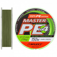 Шнур Select Master PE 150m 0.12мм 15кг (1870.01.73) (277082)