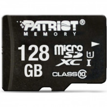 Карта памяти Patriot 128GB microSDXC class 10 UHS-I LX (PSF128GMCSDXC10) (162182)