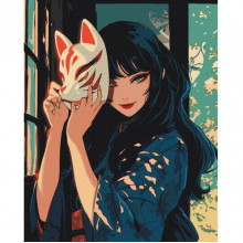 Картина по номерам "Кицунэ" BS54077, 40x50 см
