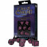 Набор кубиков для настольных игр Q-Workshop Call of Cthulhu 7th Edition Black magenta Dice Set (SCTR3P) (269182)