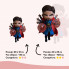 Пазл Ukropchik деревянный Супергерой Стрендж size - M в коробке с набором-рамкой (Doctor Strange Superhero A4) (200382)