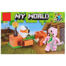 Конструктор детский "Minecraft" 66117-6, 39 деталей