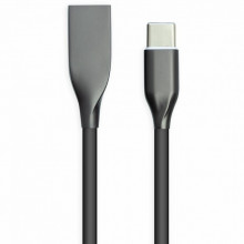 Дата кабель USB 2.0 AM to USB-C 1.0m black PowerPlant (CA911240) (321382)