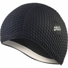 Шапка для плавания Aqua Speed Bombastic Junior 9881 чорний Діт OSFM (5908217698810) (285482)