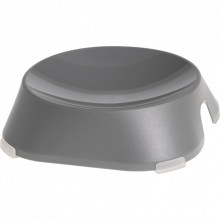 Посуда для кошек Fiboo Flat Bowl миска без антискользящих накладок светло-серая (FIB0132) (305482)