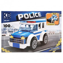 Детский конструктор Полицейская серия Police KB 217F 2 в 1, 100 деталей