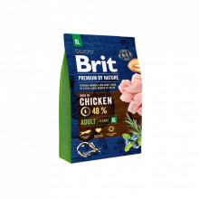 Сухой корм для собак Brit Premium Dog Adult XL 3 кг (8595602526512) (322682) Сухой корм для собак Brit Premium Dog Adult XL 3 кг (8595602526512) (322682)