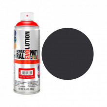 Краска-аэрозоль Pintyplus на водной основе Evolution Ral 9004 Черная 400 мл (8429576173000) (203782)