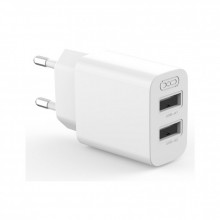 Зарядное устройство XO L109 12W 2xUSB-A White (L109_White) (256782)