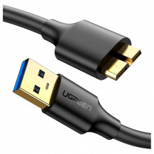 Дата кабель USB 3.0 AM to Micro B 0.5m US130 black Ugreen (10840) (324782)