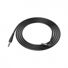 Кабель мультимедийный 3.5mm M to 3.5mm M 2.0m black BOROFONE (6974443382181) (343882)