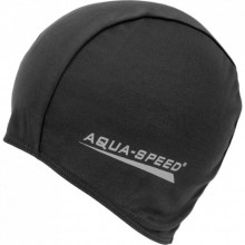 Шапка для плавания Aqua Speed Polyester Cap 091-07 5762 чорний Уні OSFM (5908217657626) (285982)