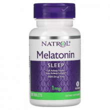 Аминокислота Natrol Мелатонин, 1 мг, Melatonin, 90 таблеток (NTL-00465) (309092)