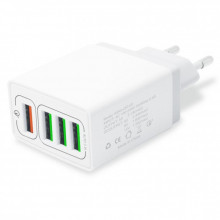Зарядное устройство XoKo QC-405 4 USB 6.2A White (QC-405-WH) (216392) Зарядное устройство XoKo QC-405 4 USB 6.2A White (QC-405-WH) (216392)
