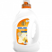 Кондиционер для белья Wash&Free Концентрированный смягчитель тканей Ванильная орхидея 2 л (4262396143693) (233692)