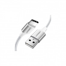 Дата кабель USB 2.0 AM to USB-C 3.0m 3.0A 18W US288 White Ugreen (60409) (321792)