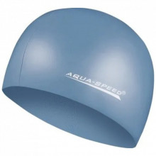 Шапка для плавания Aqua Speed Mega 100-22 синій металік Уні OSFM (5908217635525) (285892)