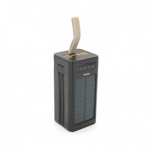 Батарея универсальная Linkage 50000mAh, Solar, 22.5W, cables Туре-С+Lighting, Black (LKP-47) (342892)