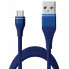 Дата кабель USB 2.0 AM to Micro 5P 1.2m 2A Blue Grand-X (NM012BL) (321103)