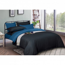 Пододеяльник MirSon Satin Stripe 30-0021 + 30-0019 Minhvan 200х220 см (2200005267448) (330203)