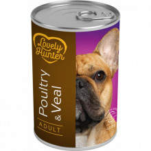 Консервы для собак Lovely Hunter Adult Poultry and Veal 400 г (LHU45354) (322403)