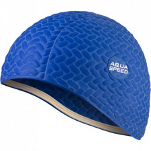 Шапка для плавания Aqua Speed Bombastic Tic-Tac 5720 117-10 синій Жін OSFM (5908217657206) (285503)