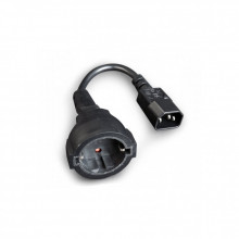 Кабель питания C14 to Schuko 0.15m Cablexpert (PC-SFC14M-01) (174603)