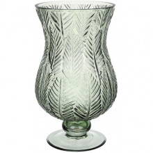 Ваза декоративна Ancient Glass Розалін Ø17х29см, оливковий (236603)