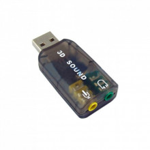 Звуковая плата Dynamode USB 6(5.1) 3D RTL dark gray (USB-SOUNDCARD2.0 black) (198703)