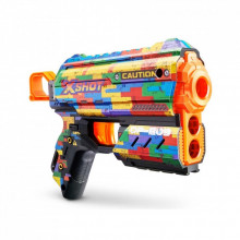 Игрушечное оружие Zuru X-Shot Быстрострельный бластер Skins Flux Striper (8 патронов) (36516K) (333703)