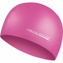 Шапка для плавания Aqua Speed Mega 100-27 темно-рожевий Уні OSFM (5908217635556) (285903)