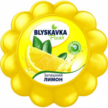 Освежитель воздуха Blyskavka Fresh Гелевый Душистый лимон 150 мл (4820214190603) (246013)