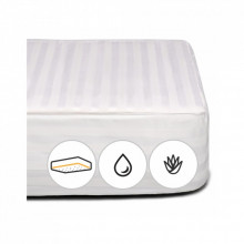 Наматрасник MirSon бамбуковый Royal Bamboo Aloe Vera 289/3 120x190 см (2200000376251) (270013)