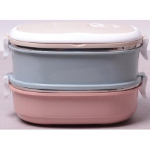 Ланч-бокс Kamille Food Box 2 ємності по 700 мл, 20х14.5х13.5см (187413)