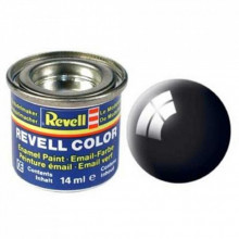 Аксессуары для сборных моделей Revell Краска эмалевая 7. Черная глянцевая. 14 мл (RVL-32107) (201513)