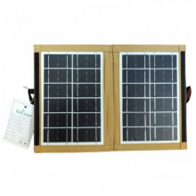 Солнечная панель трансформер CcLamp CL-670 7Вт зарядка от солнца Solar Panel Песочные (200713)